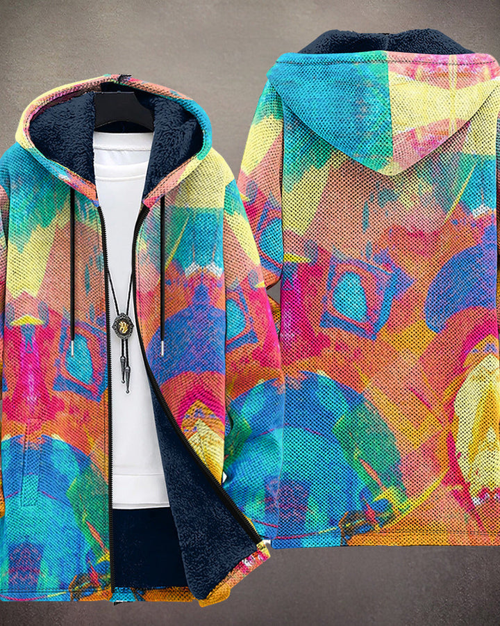 Rachel | Sweat à capuche zippé de luxe à inspiration artistique