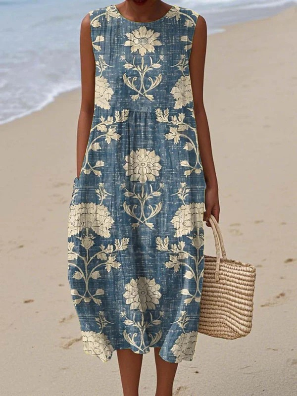 Belle™ | Robe midi bohème
