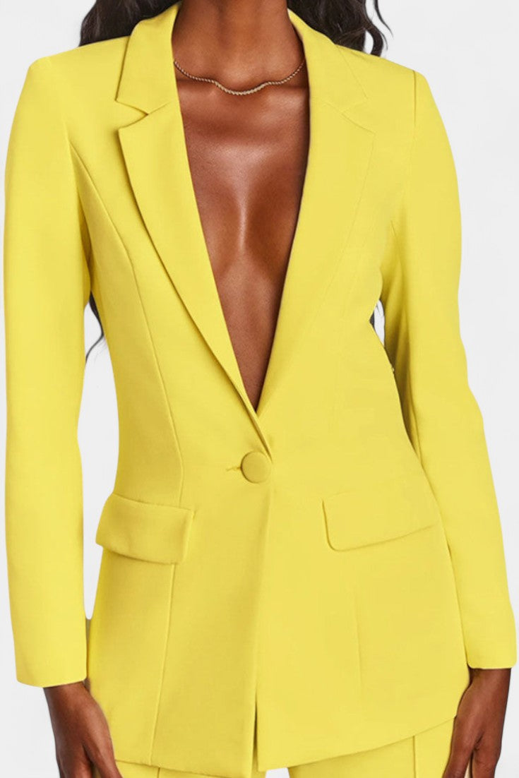 Marnie - Ensemble blazer tailleur et pantalon large