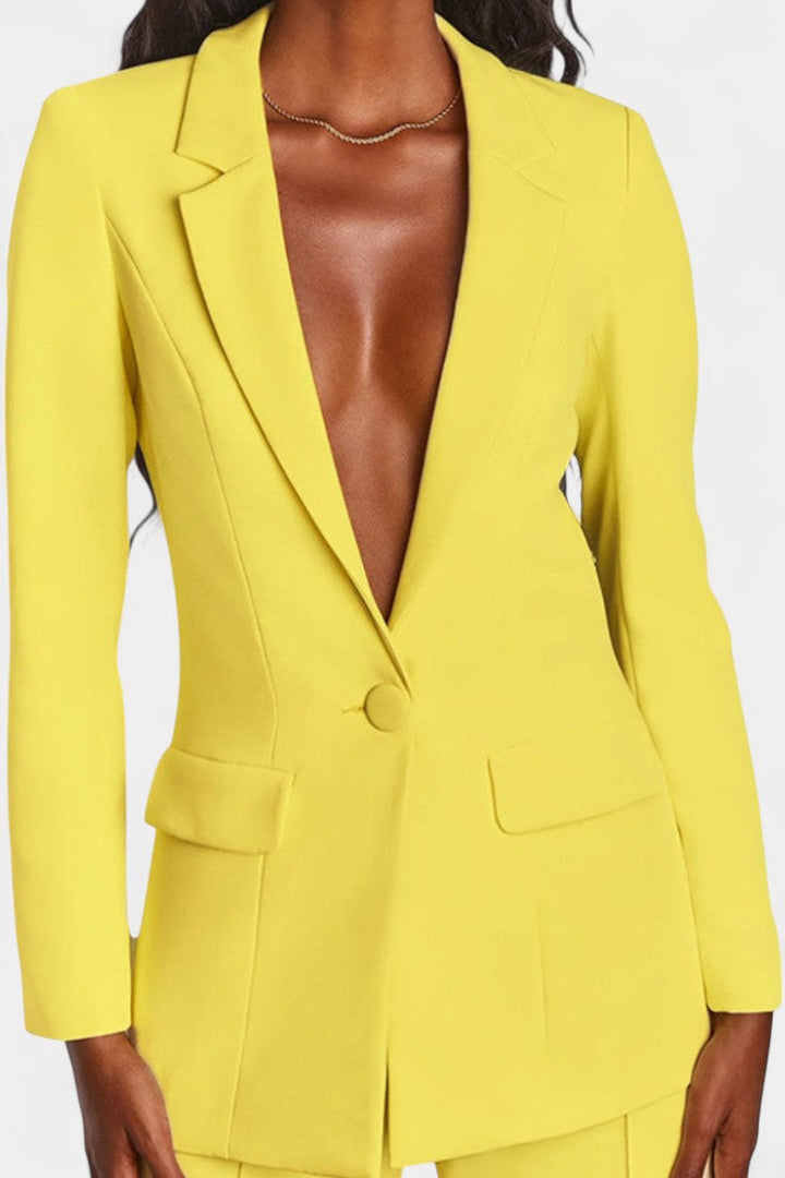 Marnie - Ensemble blazer tailleur et pantalon large