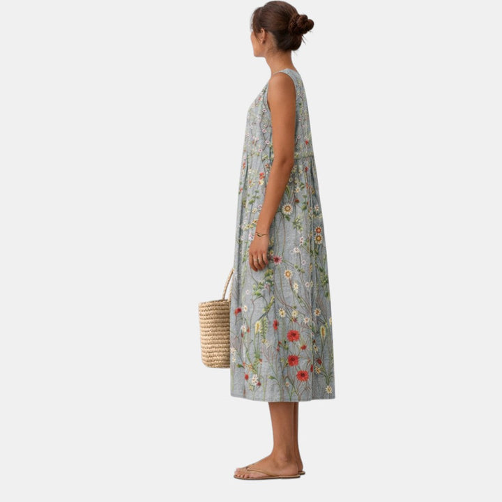 Robe, longue bohème