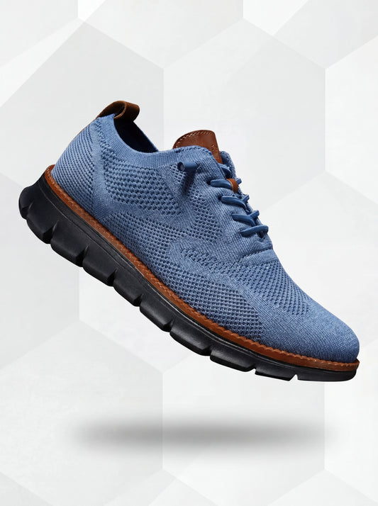 Chaussures respirantes ultra-confortables : bleu-noir