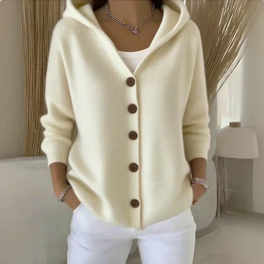 Rocío | Cardigan en Maille à Capuche