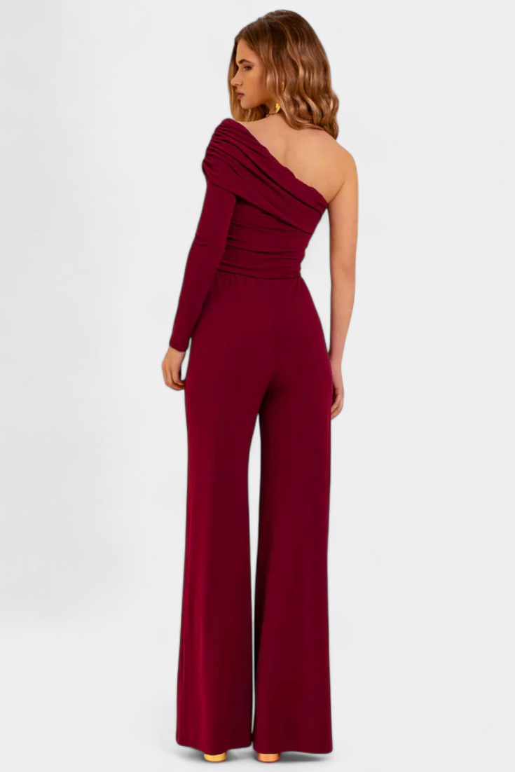 Noalla Stylish One Shoulder Jumpsuit