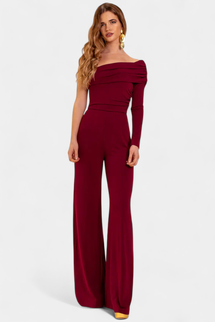Noalla Stylish One Shoulder Jumpsuit