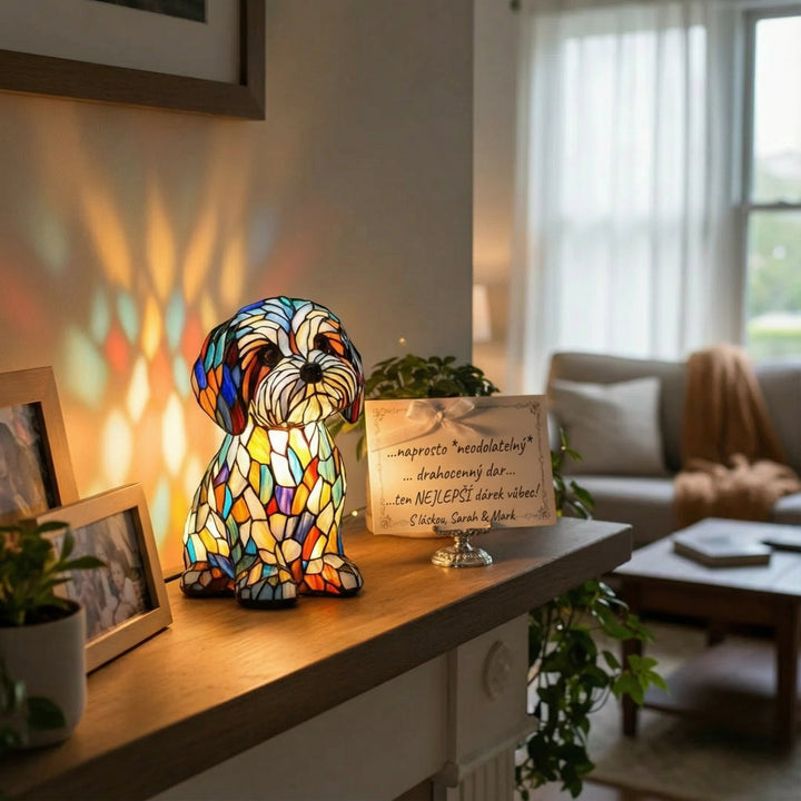 Pantufla - Lampe Vitrail