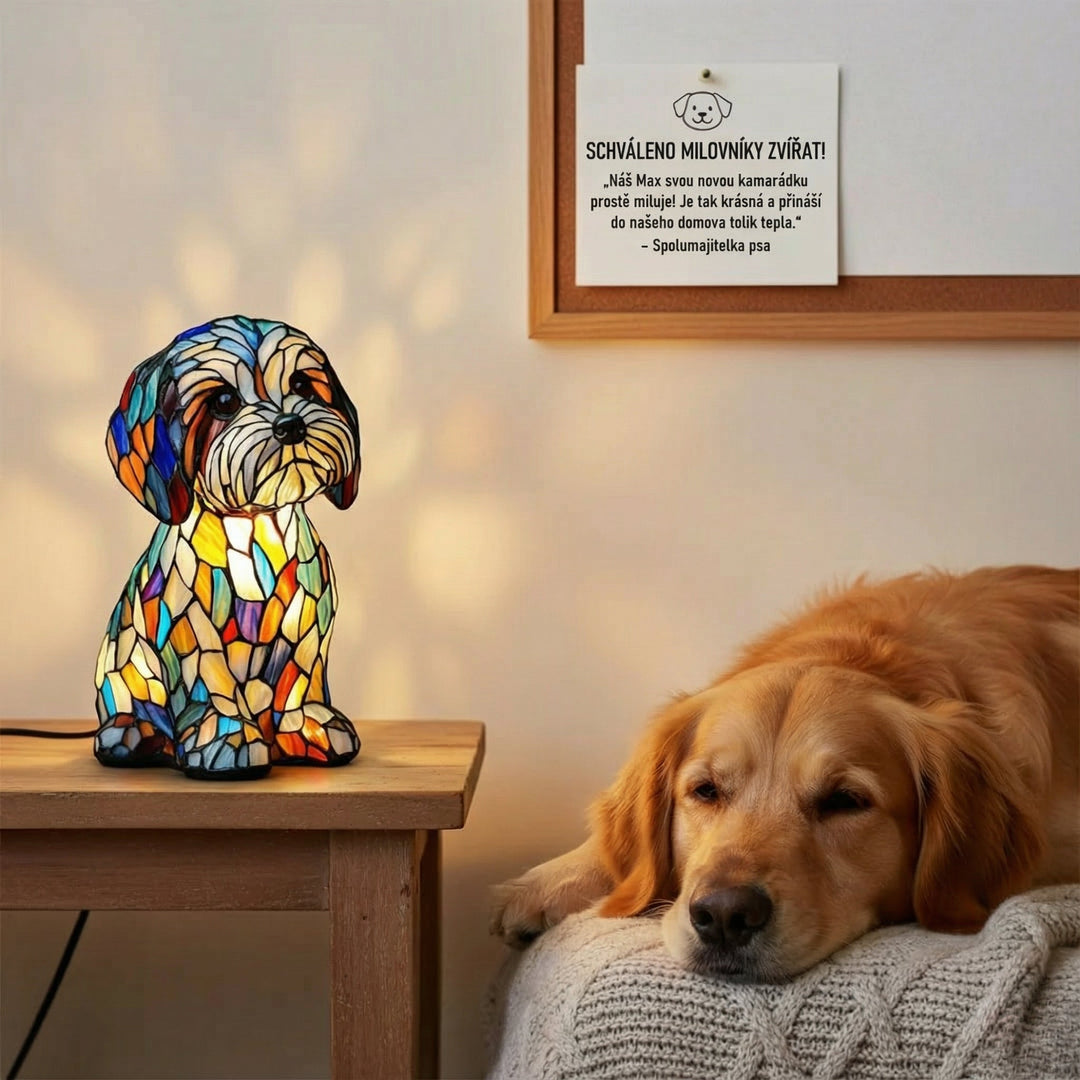 Pantufla - Lampe Vitrail