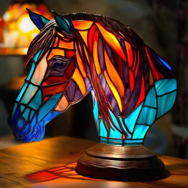 Caballo - Lampe Vitrail