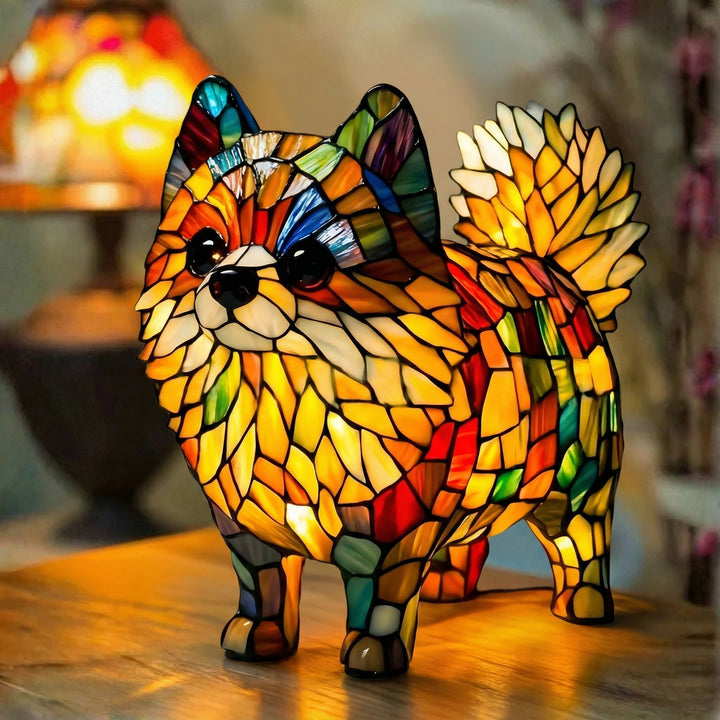 Pompón - Lampe Vitrail