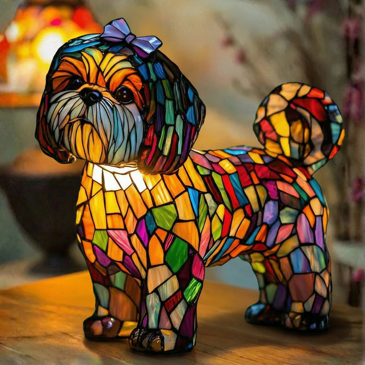 Lilly - Lámpara de vitral