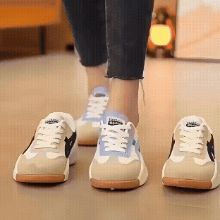 MOROSA™ | Baskets bicolores avec plateforme confortable et semelle texturée