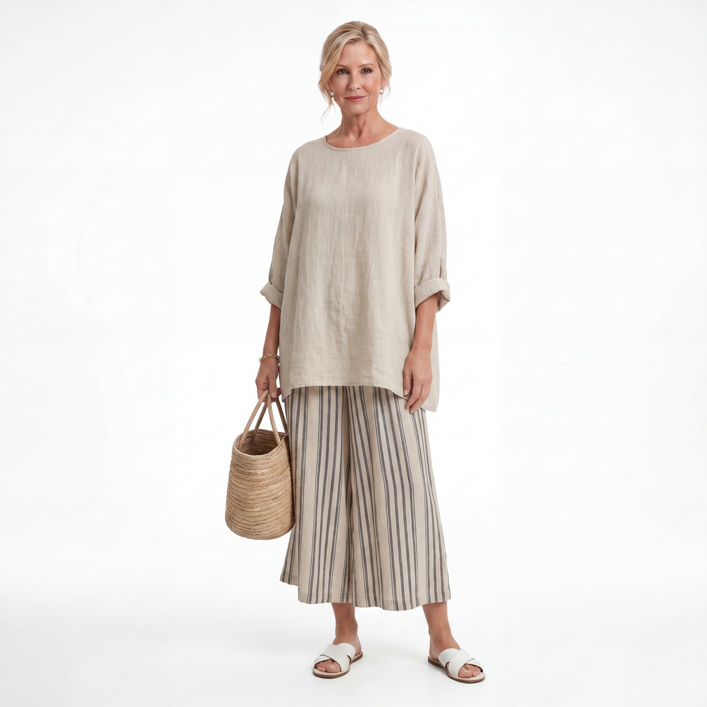 Zamira™ | Chemisier ample et jupe midi