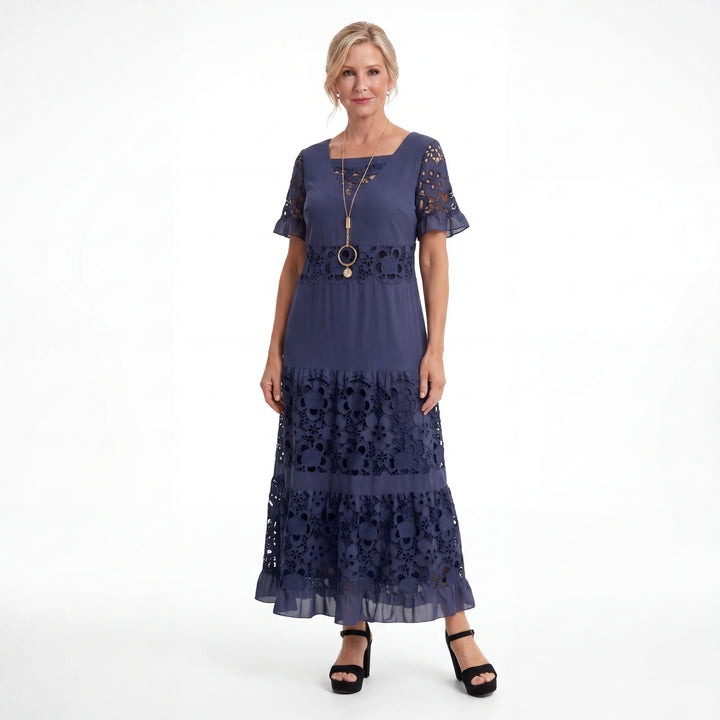 Marquise Midi Drapée Drapée Robe de couverture