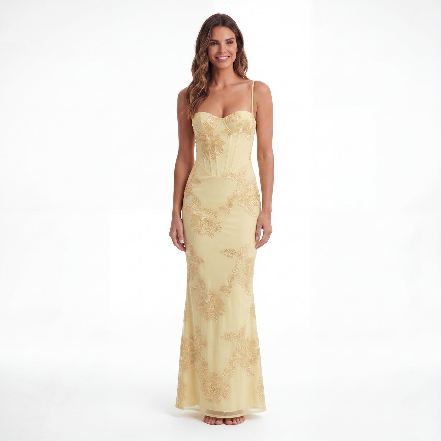 Lucero | Designer Sunflower Dress