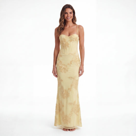Lucero | Designer Sunflower Dress