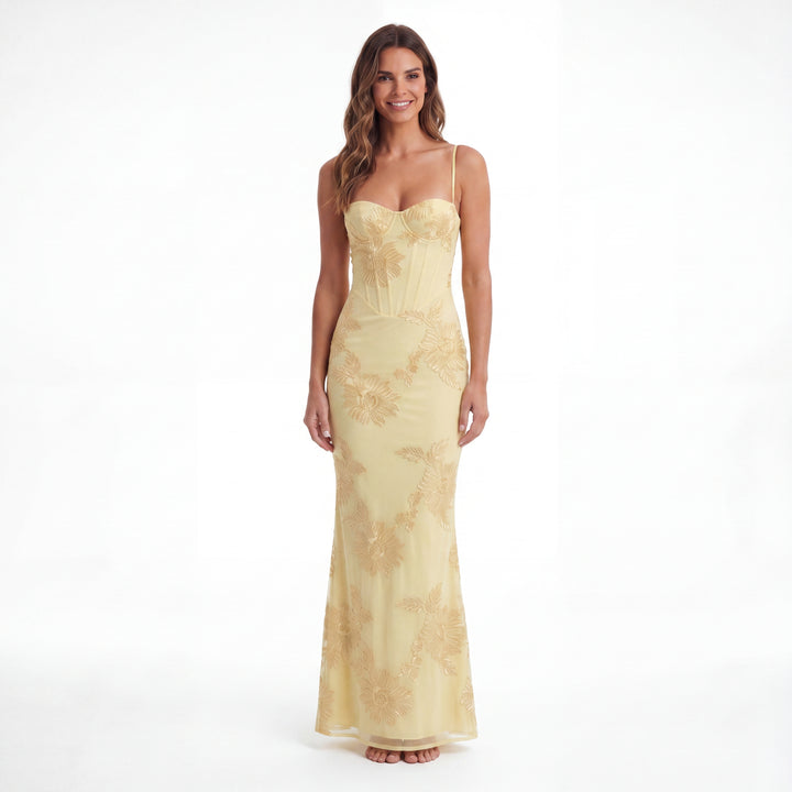 Lucero | Designer Sunflower Dress