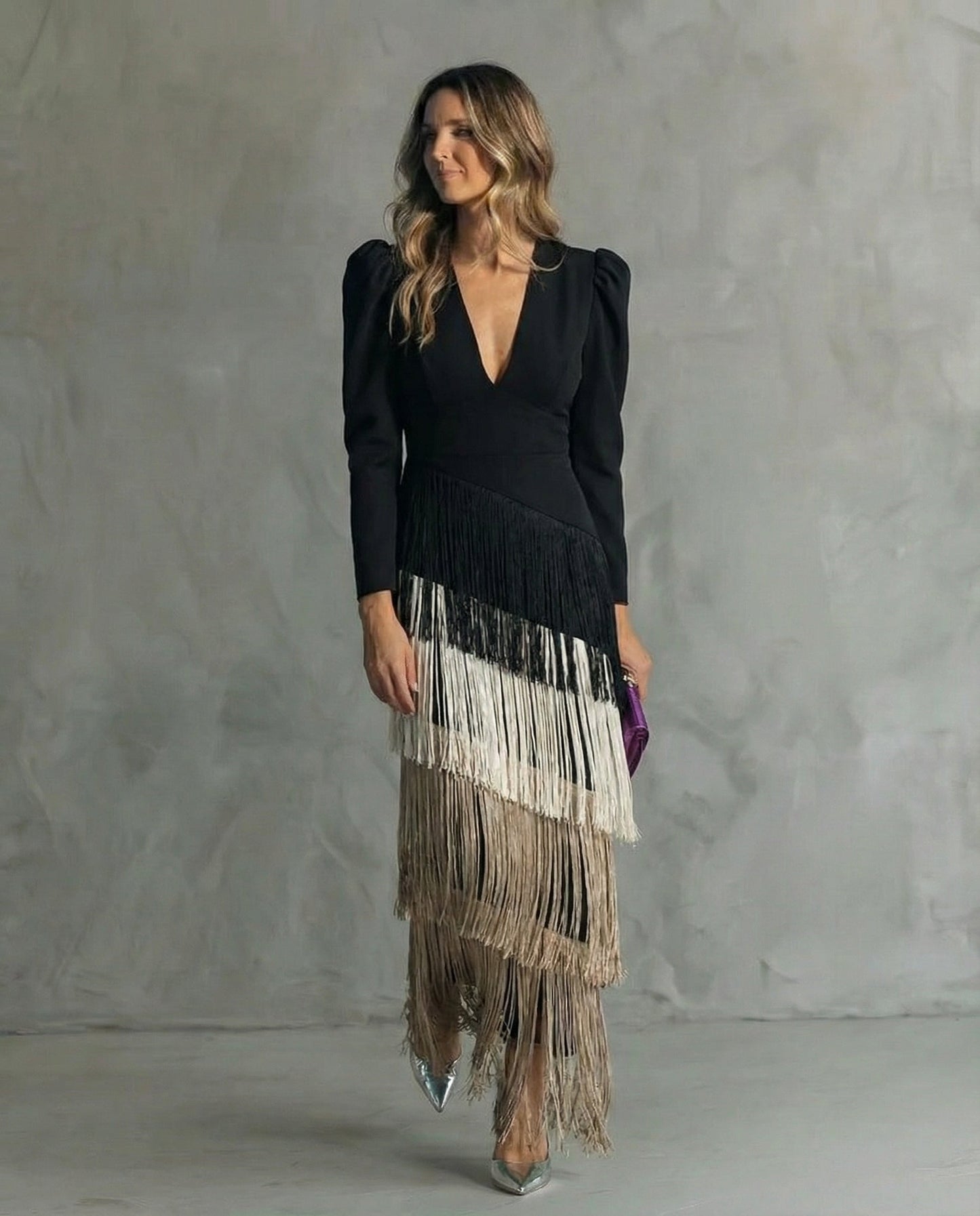 Clara™ | Robe midi élégante avec manches françaises