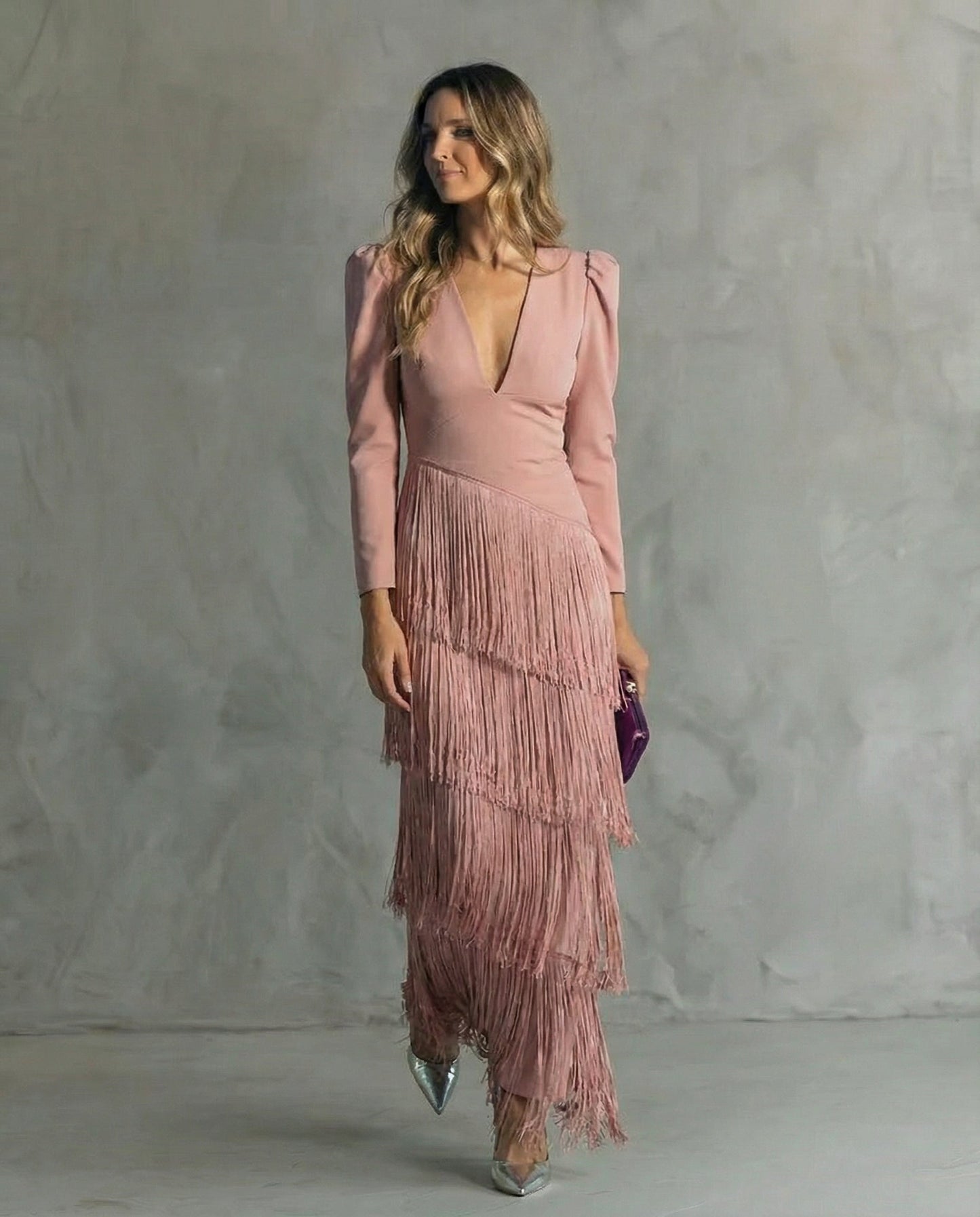 Clara™ | Robe midi élégante avec manches françaises