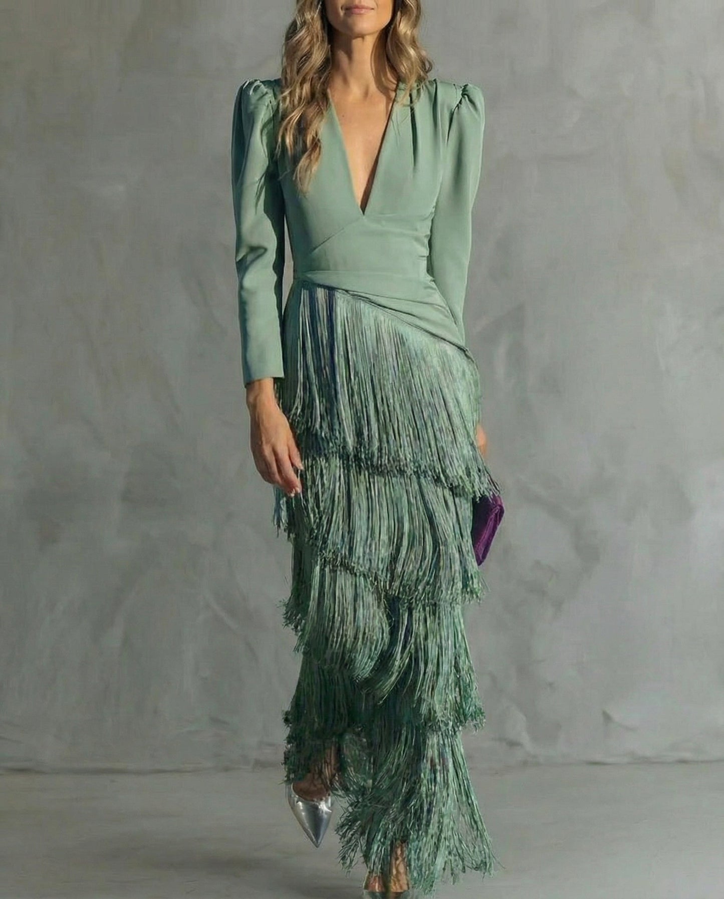 Clara™ | Robe midi élégante avec manches françaises