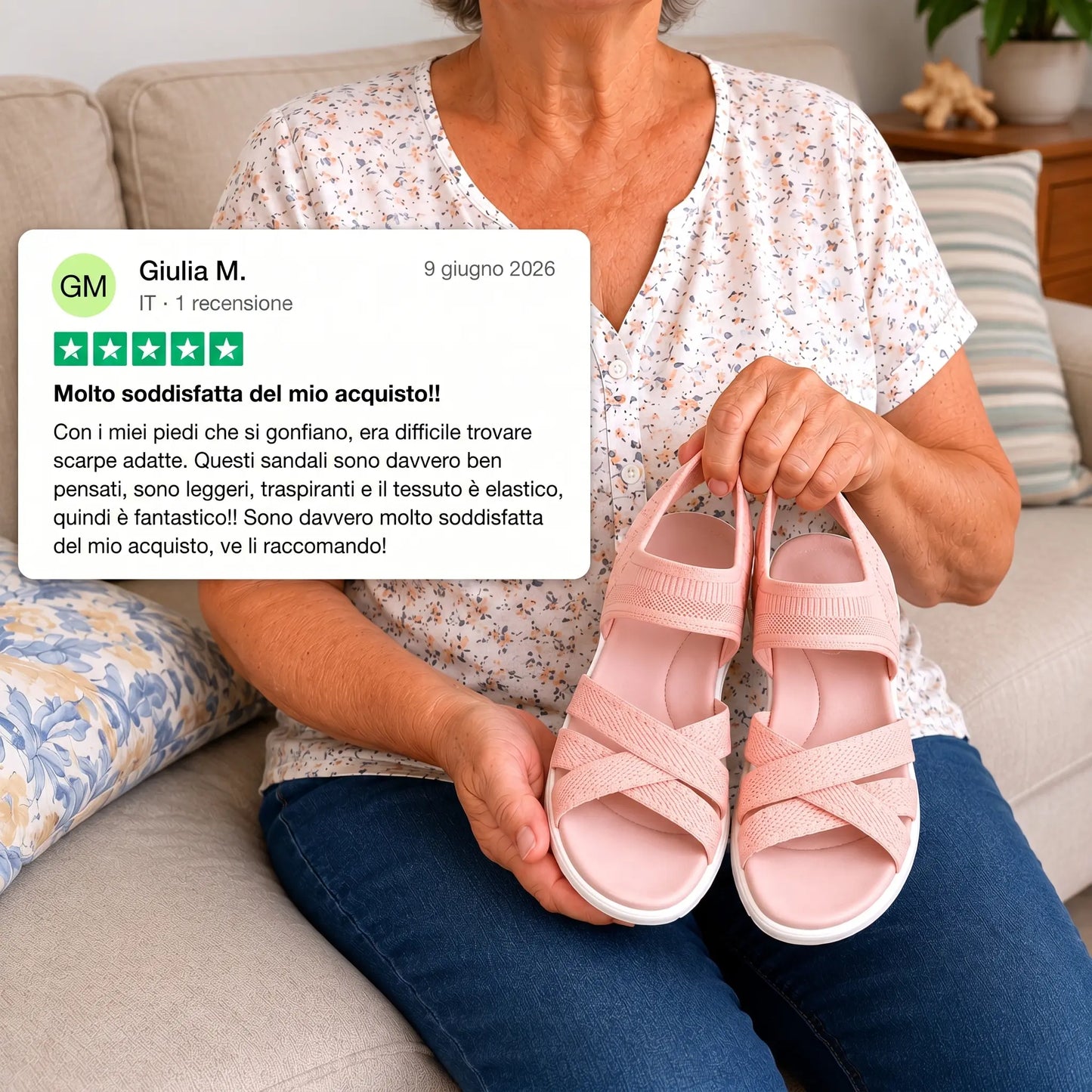 Sandales orthopédiques ErgoLina Confort