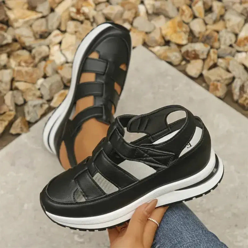 FASIRA™┃ Sandale de type sneaker avec amorti et soutien de la voûte plantaire