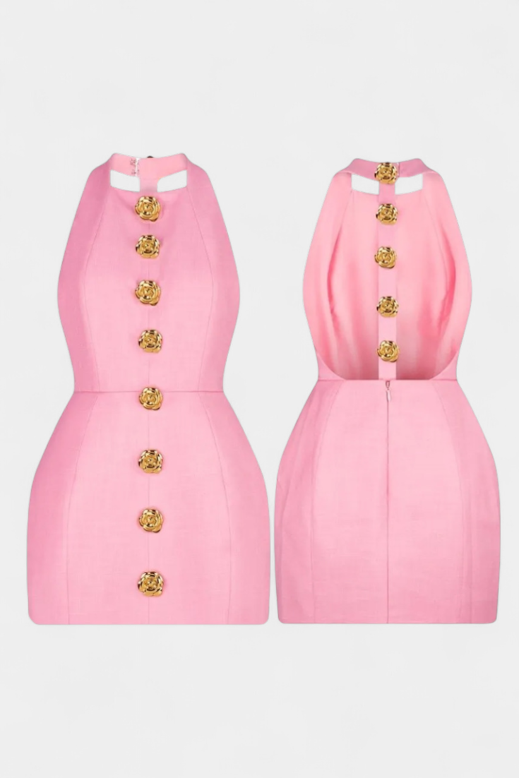 Yvonne : Mini robe dos nu