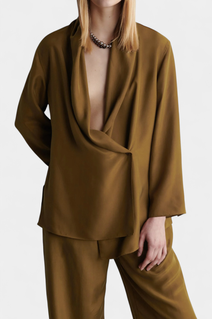 Sue Blazer avec dos et pantalon avec cordons de serrage