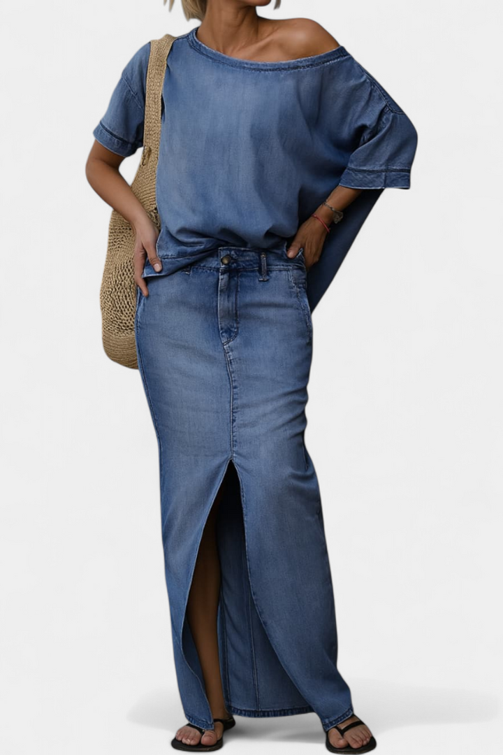 Apolonia Ensemble asymétrique avec ouverture élégante