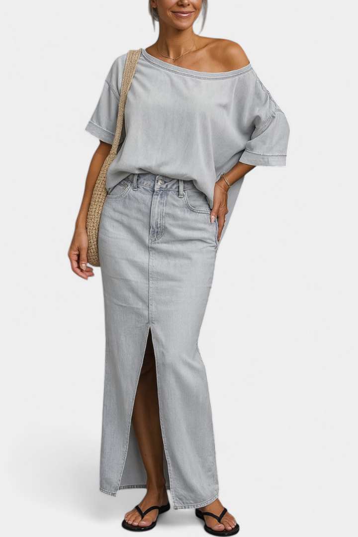 Apolonia Ensemble asymétrique avec ouverture élégante