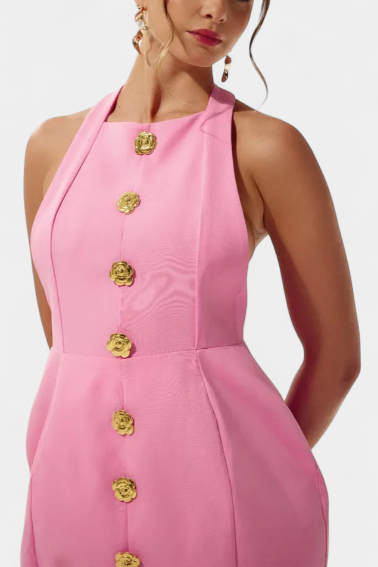 Yvonne : Mini robe dos nu