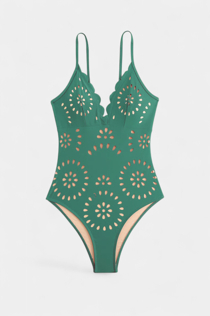Ensemble jupe Ahria à motifs floraux ajourés