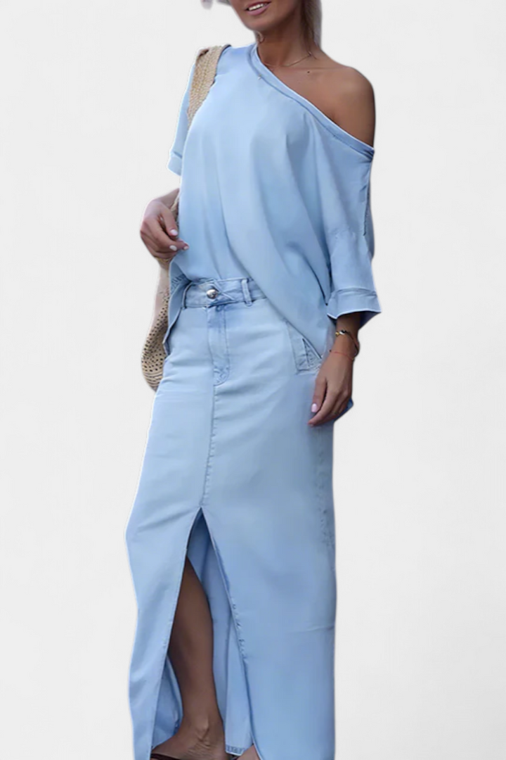 Apolonia Ensemble asymétrique avec ouverture élégante
