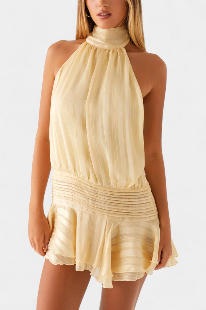 Azucena - Mini robe ouverte dans le dos