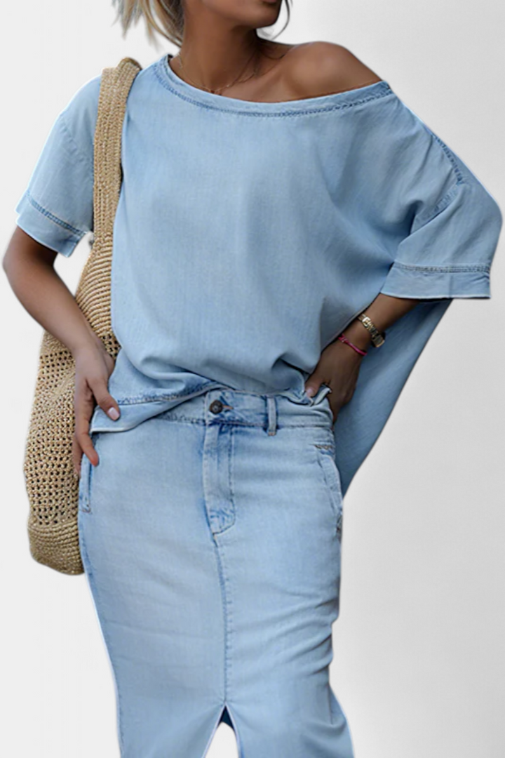 Apolonia Ensemble asymétrique avec ouverture élégante