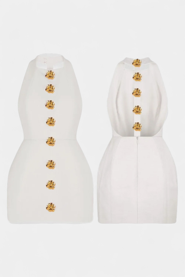 Yvonne : Mini robe dos nu