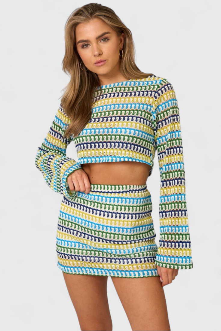 Ensemble Boho en crochet léger Islene