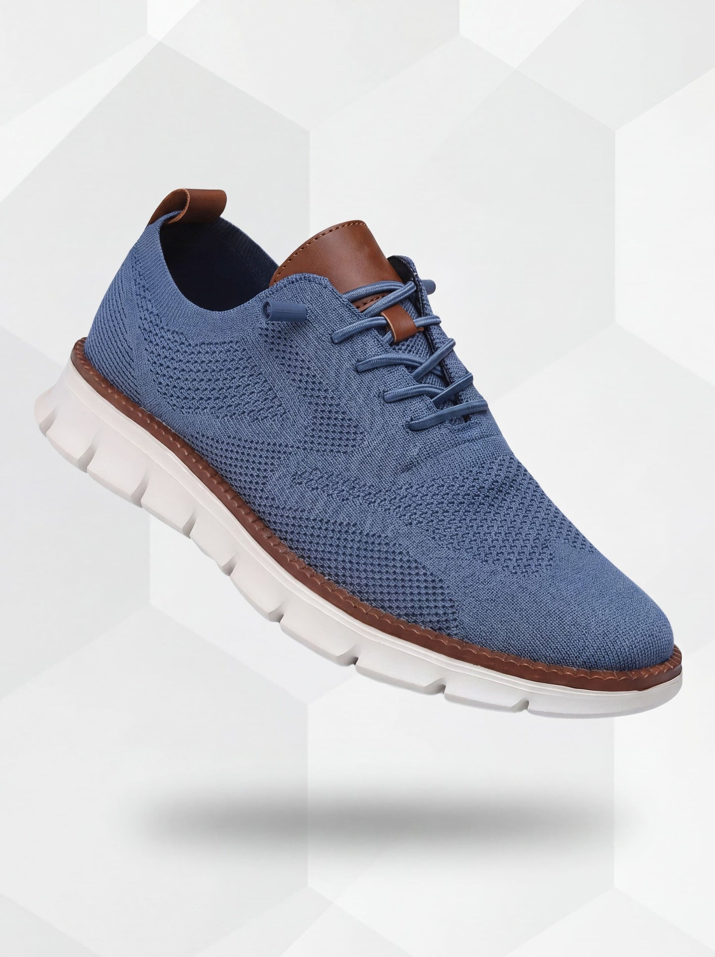 Chaussures respirantes ultra-confortables : bleu-blanc