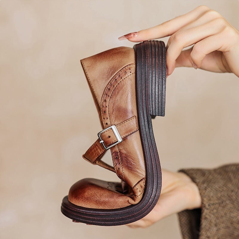 Verda - Élégante Chaussure en Cuir