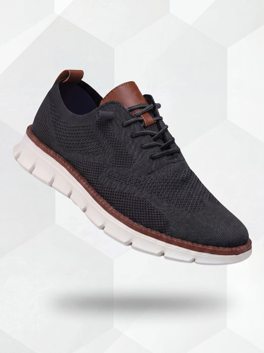 Chaussures respirantes ultra-confortables : noir-blanc