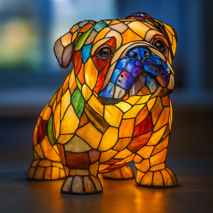 Bochechas - Lampe en vitrail