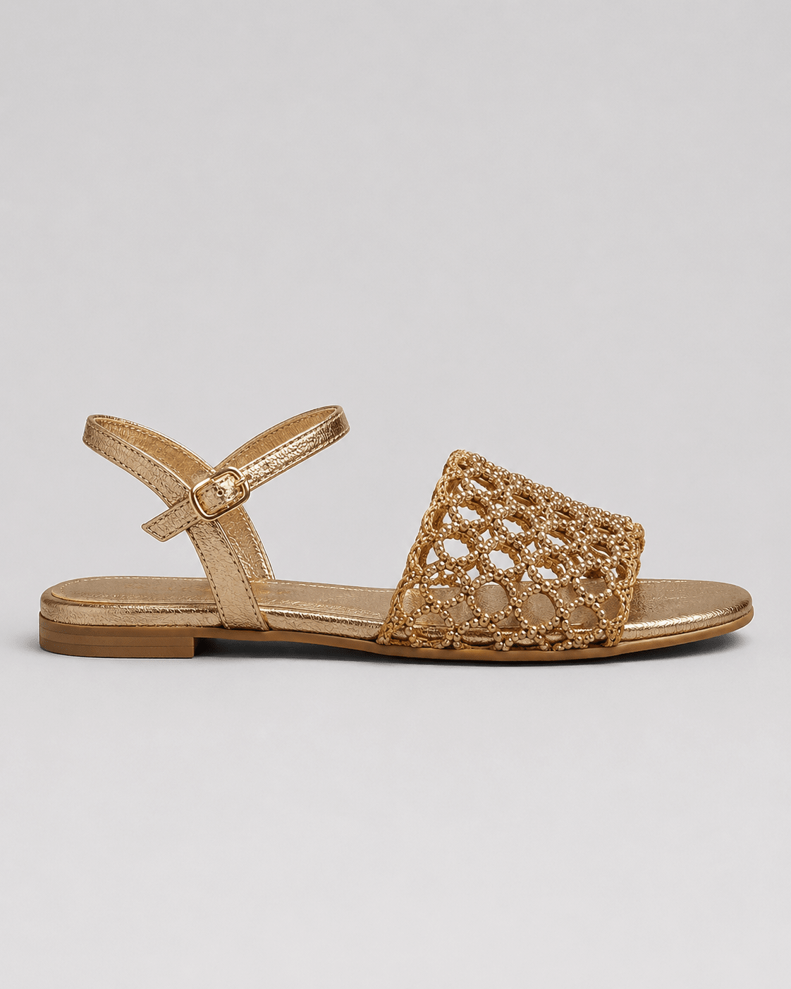 Aurora | Sandalias doradas encanto de verano