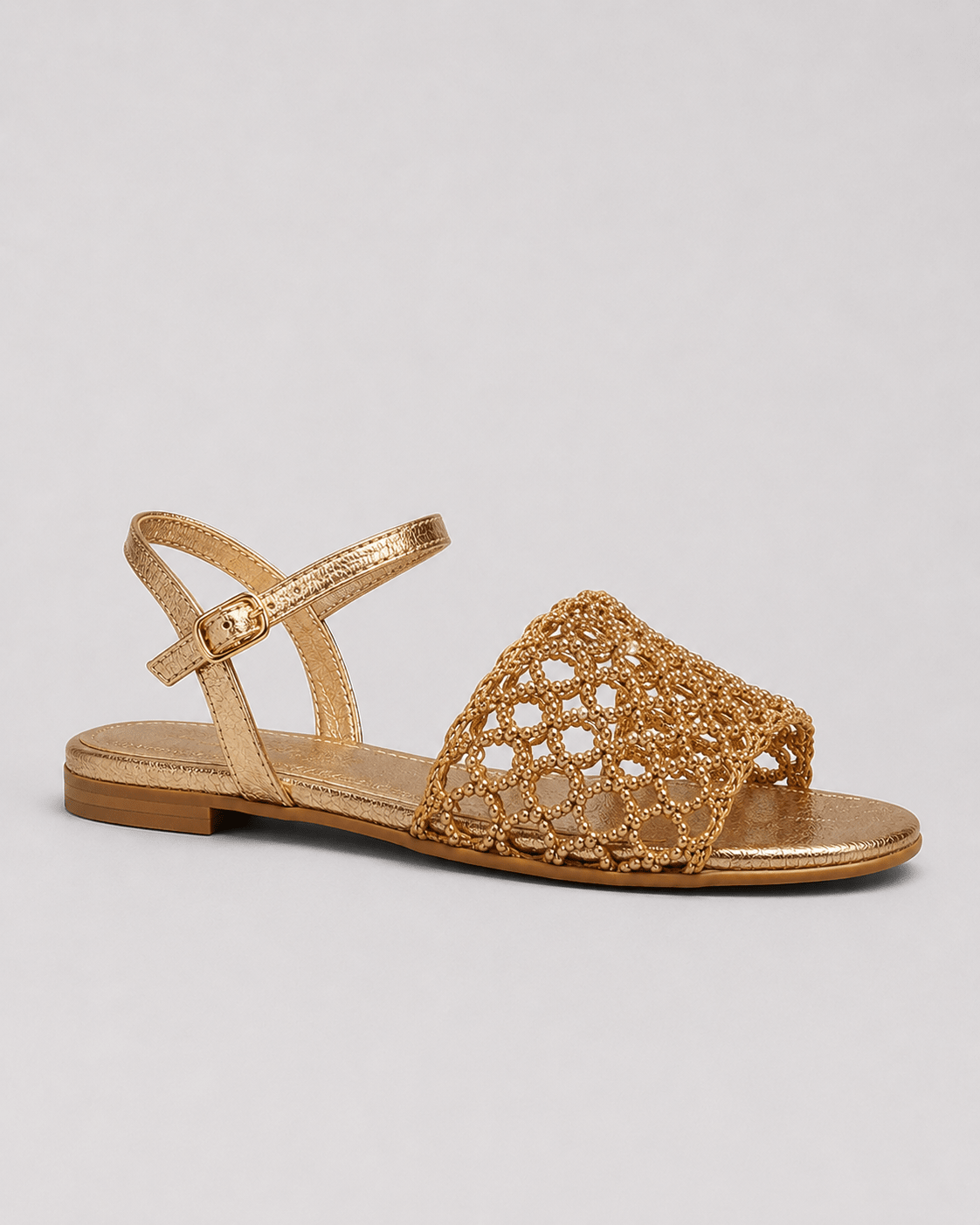 Aurora | Sandalias doradas encanto de verano