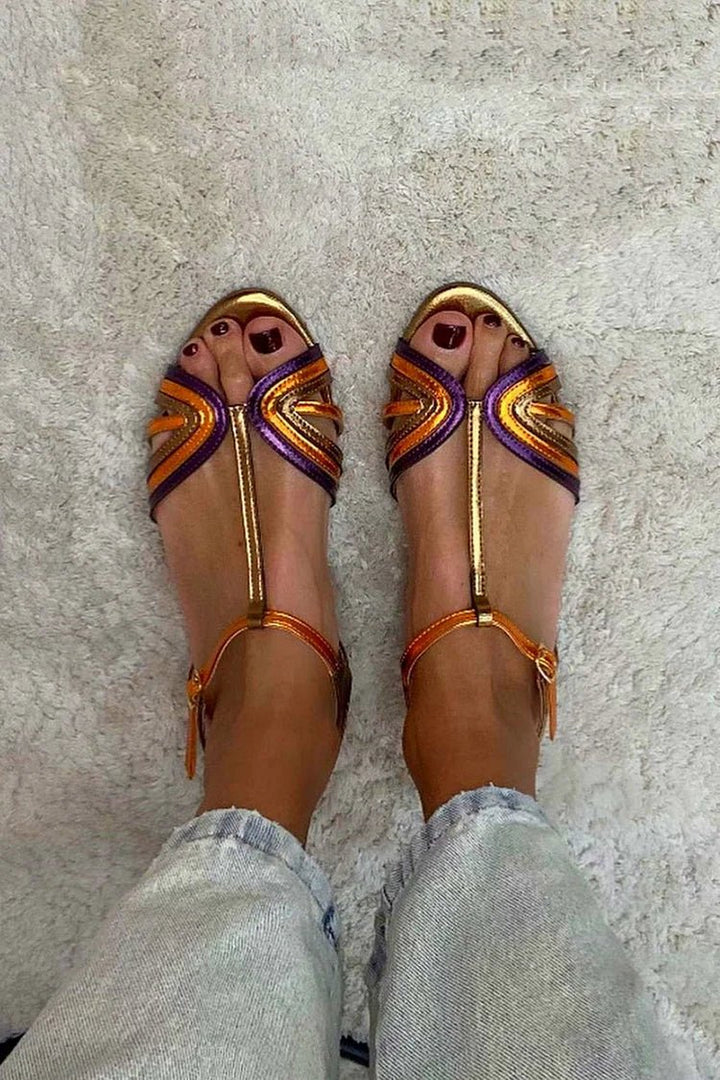 Viviana | Sandales aux couleurs méditerranéennes