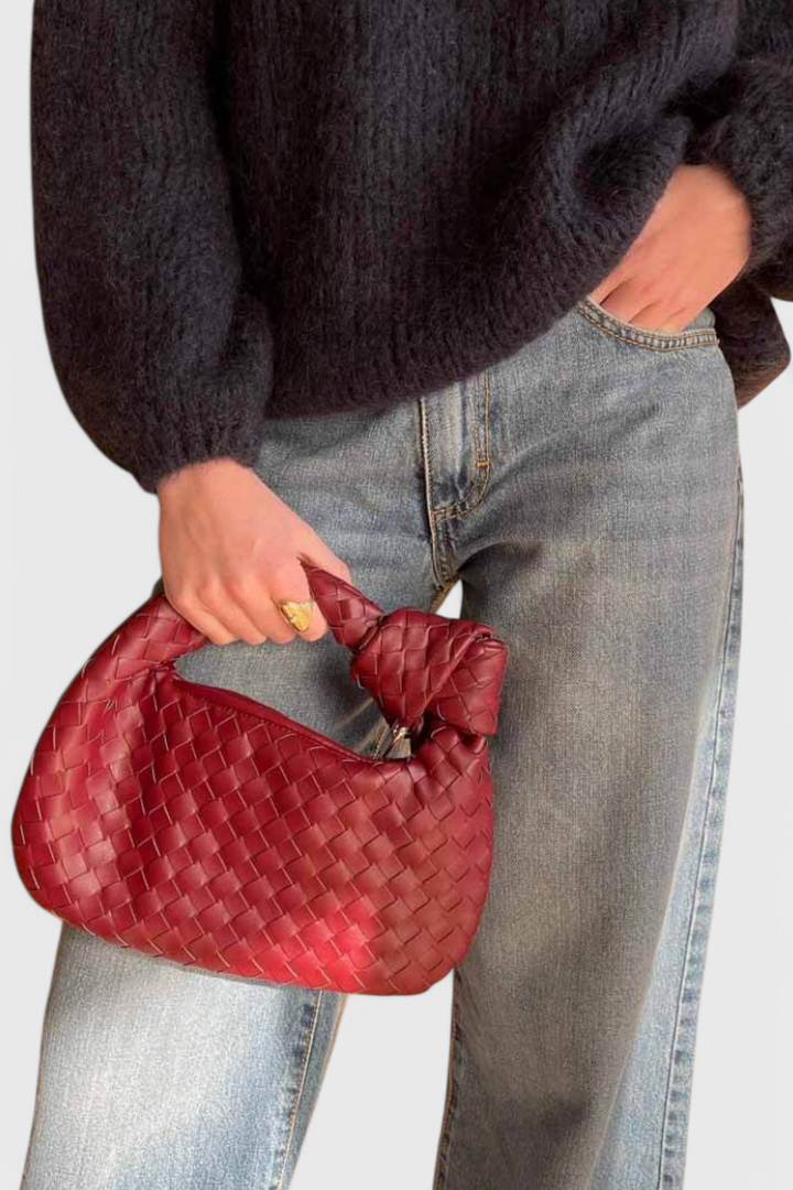 Mini-sac tissé Sage Satchel