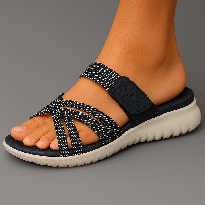 Sandales orthopédiques Lina, confortables et à enfiler
